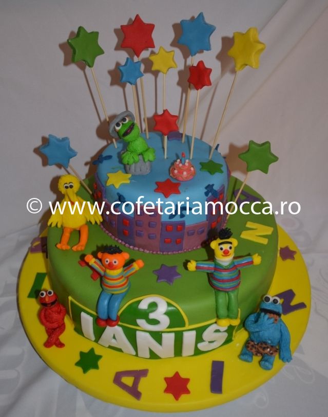 Tort aniversar sesame street oradea (266)