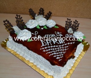 tort cu frisca si caramel oradea