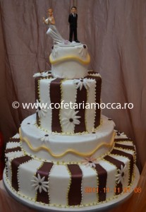tort de nunta cu dungi oradea