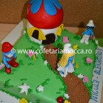 Tort aniversar strumf, the smurfs oradea (280)