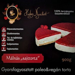 cheesecake vegan zmeura